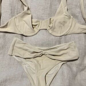 Cream Bikini Set
